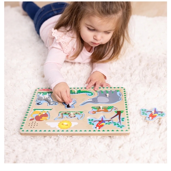 Melissa & Doug Zoo Animals Sound Puzzle - Picture 3 of 4